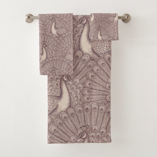 peacock pattern バスタオルセット (インサイチュ)