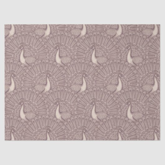 peacock pattern 薄葉紙 (正面)