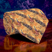 Peacock Pattern Custom Necktie ネクタイ