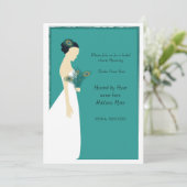 peacock_peacock_ブライダル_招待状-01, please参加のための… 招待状 (スタンド正面)