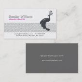 PEACOCK & PEBBLES名刺 名刺 (正面/裏面)