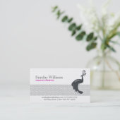 PEACOCK & PEBBLES名刺 名刺 (スタンド正面)