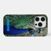 Peacock Personalized iPhone Cell Phone Cover iPhoneケース (裏面横)