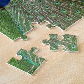 Peacock Photo 8" x 10"写真パズル(ギフトボックス付き) ジグソーパズル (側面)