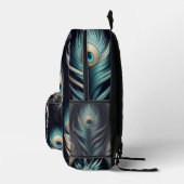 Peacock Plumes プリントバックパック (右)