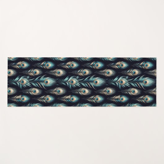 Peacock Plumes ヨガマット (正面(横))