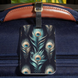 Peacock Plumes ラゲッジタグ