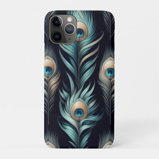 Peacock Plumes Case-Mate iPhoneケース (裏)