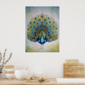 Peacock poster ポスター (キッチン)