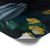 Peacock Reading Art Print - I Dressed Up For This ポスター (角)