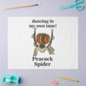 Peacock Spider Funny 薄葉紙 (クラフト)