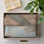 Peacock Water Lily Flora French Ephemera Decoupage 薄葉紙 (ギフト)