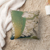 Peacocksおよび桜(1925年) クッション (ブランケット)