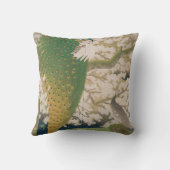 Peacocksおよび桜(1925年) クッション (裏面)