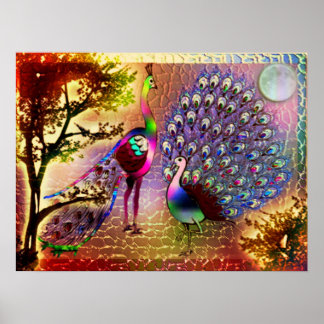 Peacocks2ポスター ポスター