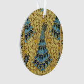 Peacocks Birds Rowan Trees Art Nouveau オーナメント (正面)