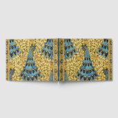 Peacocks Birds Rowan Trees Art Nouveau ゲストブック (全面)