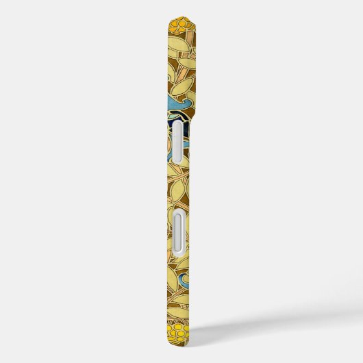 Peacocks Birds Rowan Trees Art Nouveau Case-Mate iPhoneケース (裏面 / 右)