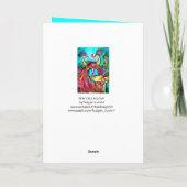 PEACOCKS IN LOVE Valentine's Day シーズンカード (裏面)