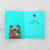 PEACOCKS IN LOVE Valentine's Day シーズンカード (内部)