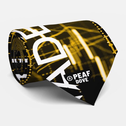 PEAF DOVE©億万長者の最も金持ちのトレーダー ネクタイ (ロール)