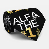 PEAF DOVE©億万長者ネックタイ「ALFA THE #1」 ネクタイ (ロール)