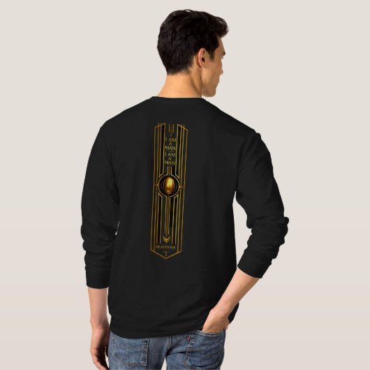 PEAFDOVE® GOLDEN EGG LONGSHIRT— MAIN CHARACTER BIG Tシャツ (裏面フル)