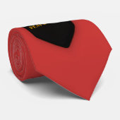 PEAFDOVE® RED GOLDEN EGG TIE — MAIN CHARACTER MAN ネクタイ (ロール)