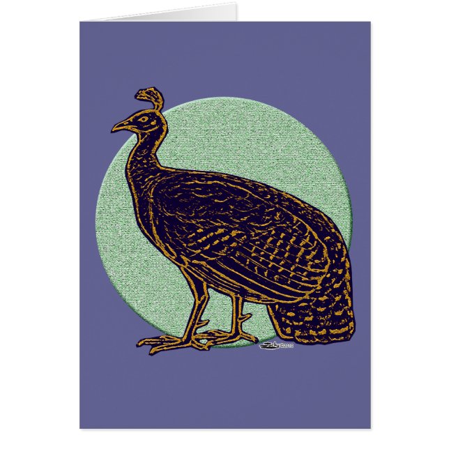 Peafowl：印象派コンゴ・ヘン (正面)