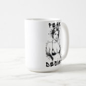 Peak Design Bold Graffiti ピンナップ スケッチ アート コーヒーマグカップ (正面右)