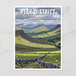 Peak District National Park England Travel ポストカード