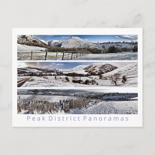 Peak District Panoramas ポストカード (正面)