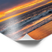 Peak Sunset - Marina Del Rey, CA フォトプリント (角)