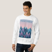 Peak Vibes: Mountain Adventure Sweatshirt スウェットシャツ (正面フル)