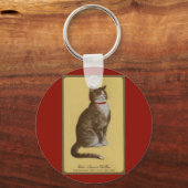 Peake, Chessie's Old Man tomcat tabby cat キーホルダー (正面)
