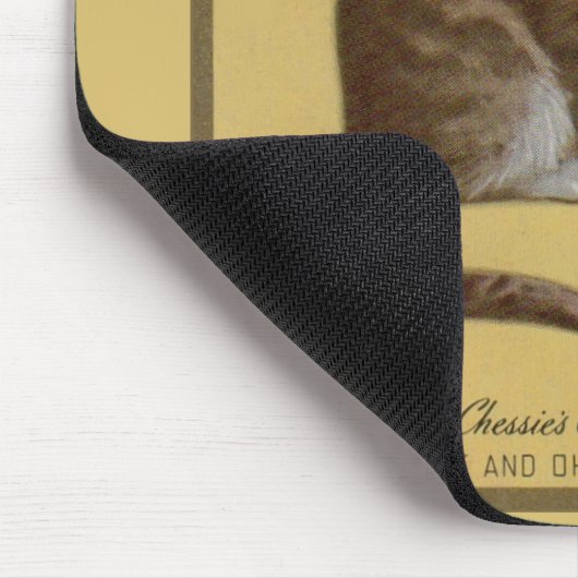 Peake, Chessie's Old Man tomcat tabby cat マウスパッド (コーナー)