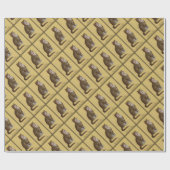 Peake, Chessie's Old Man tomcat tabby cat ラッピングペーパー (フラット)