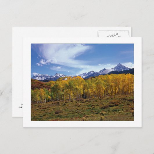 「Peaks-In-View」 ポストカード (正面/裏面)