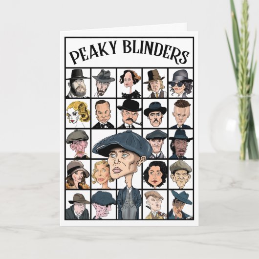 Peaky Blindersグリーティングカード サンキューカード (正面)