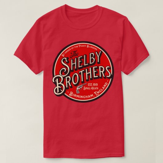 Peaky Blinders The Shelby Brothers 1919 Tシャツ (デザイン正面)