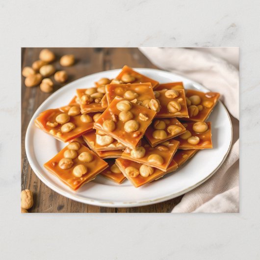 Peanut Brittle Recipe  ポストカード (正面)