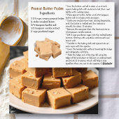Peanut Butter Fudge Recipe Card ポストカード