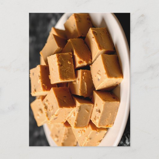 Peanut Butter Fudge Recipe Card ポストカード (正面)