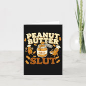 Peanut Butter Funny Peanut Butter Lovers Apparel  カード (正面)