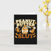 Peanut Butter Funny Peanut Butter Lovers Apparel  カード (黄色い花)