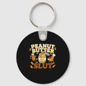 Peanut Butter Funny Peanut Butter Lovers Apparel  キーホルダー (正面)