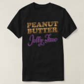 Peanut Butter Jelly Time BFF Love Match Perfect Tシャツ (デザイン正面)
