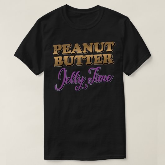 Peanut Butter Jelly Time BFF Love Match Perfect Tシャツ (デザイン正面)