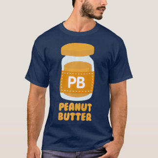 Peanut Butter PB  J Jelly Twins Couples Best Tシャツ