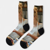 Peanutbutter and Jelly Sandwich Custom ソックス (左)